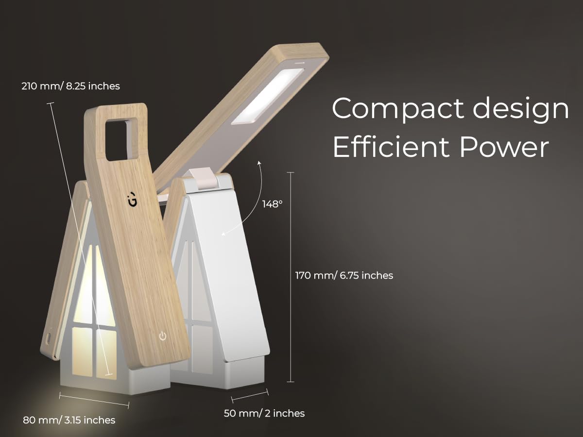House-Shaped Foldable Table Lamp