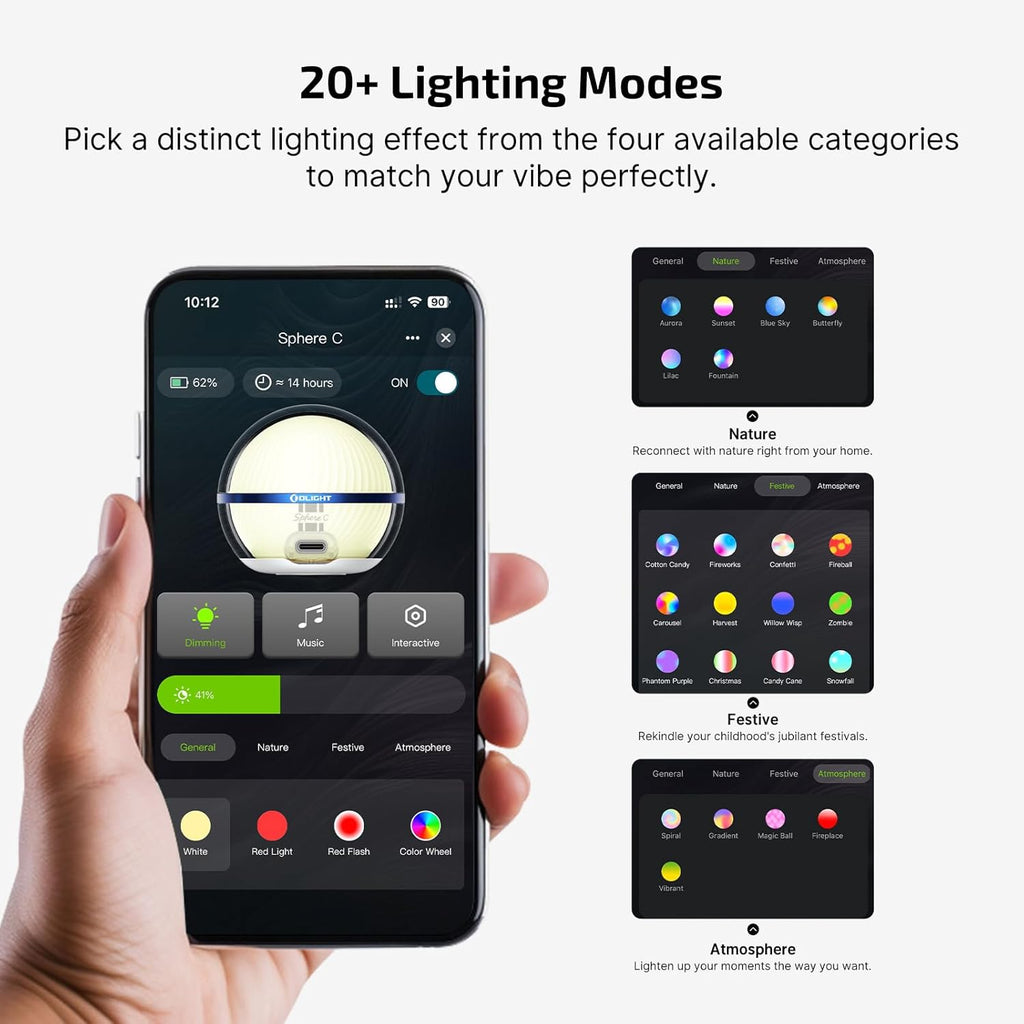 OLIGHT Sphere Rechargeable Smart Night Light