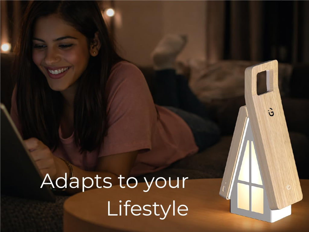 House-Shaped Foldable Table Lamp