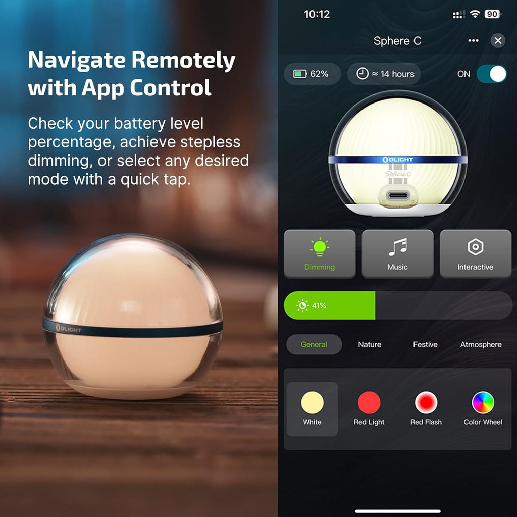 OLIGHT Sphere Rechargeable Smart Night Light